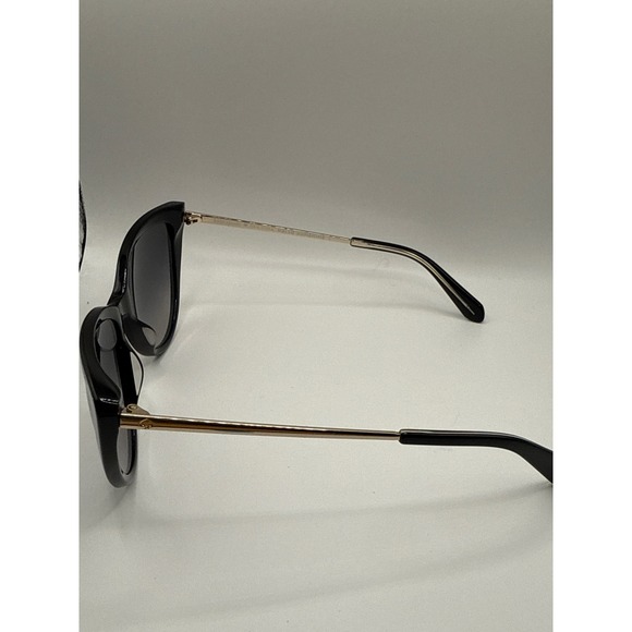 HTF Kate Spade Hello Sunshine Nastasi 80790 54-17 140 Cat Eye Black Gold - Picture 4 of 7